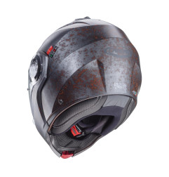 CABERG PROMOCJA KASK SZCZĘKOWY FLIP-UP MODEL DUKE EVO RUSTY KOLOR SZARY/RDZAWY ROZMIAR XL (PINLOCK W ZESTAWIE)