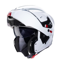 CABERG KASK SZCZĘKOWY FLIP-UP MODEL HORUS X SOLID KOLOR BIAŁY POŁYSK ROZMIAR S (PINLOCK W ZESTAWIE)
