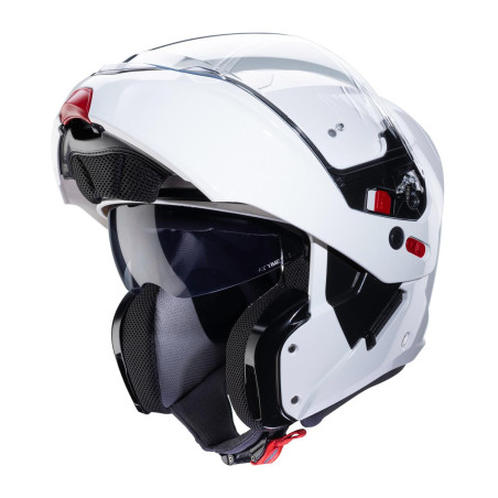 CABERG KASK SZCZĘKOWY FLIP-UP MODEL HORUS X SOLID KOLOR BIAŁY POŁYSK ROZMIAR S (PINLOCK W ZESTAWIE)