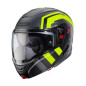 CABERG PROMOCJA KASK SZCZĘKOWY FLIP-UP MODEL HORUS X ROAD KOLOR SZARY MAT/CZARNY/ŻÓŁTY FLUO ROZMIAR M (PINLOCK W ZESTAWIE)