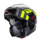 CABERG PROMOCJA KASK SZCZĘKOWY FLIP-UP MODEL HORUS X ROAD KOLOR SZARY MAT/CZARNY/ŻÓŁTY FLUO ROZMIAR M (PINLOCK W ZESTAWIE)