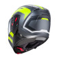 CABERG PROMOCJA KASK SZCZĘKOWY FLIP-UP MODEL HORUS X ROAD KOLOR SZARY MAT/CZARNY/ŻÓŁTY FLUO ROZMIAR M (PINLOCK W ZESTAWIE)