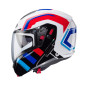 CABERG PROMOCJA KASK SZCZĘKOWY FLIP-UP MODEL HORUS X ROAD KOLOR BIAŁY/CZARNY/CZERWONY/NIEBIESKI ROZMIAR M (PINLOCK W ZESTAWIE)