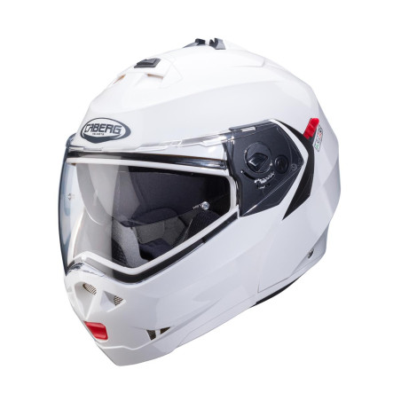 CABERG KASK SZCZĘKOWY FLIP-UP MODEL DUKE X SOLID KOLOR BIAŁY POŁYSK ROZMIAR S (PINLOCK W ZESTAWIE)