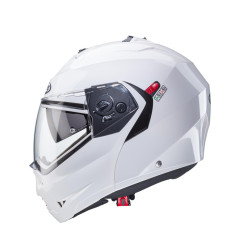 CABERG KASK SZCZĘKOWY FLIP-UP MODEL DUKE X SOLID KOLOR BIAŁY POŁYSK ROZMIAR S (PINLOCK W ZESTAWIE)