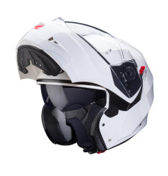 CABERG KASK SZCZĘKOWY FLIP-UP MODEL DUKE X SOLID KOLOR BIAŁY POŁYSK ROZMIAR M (PINLOCK W ZESTAWIE)