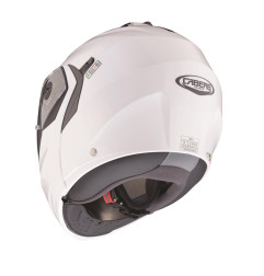 CABERG KASK SZCZĘKOWY FLIP-UP MODEL DUKE X SOLID KOLOR BIAŁY POŁYSK ROZMIAR L (PINLOCK W ZESTAWIE)