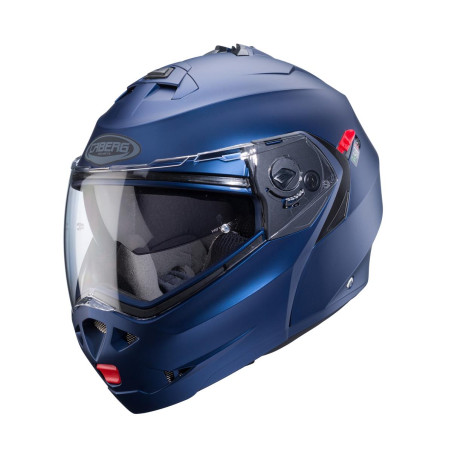 CABERG KASK SZCZĘKOWY FLIP-UP MODEL DUKE X SOLID KOLOR NIEBIESKI MAT (YAMAHA) ROZMIAR L (PINLOCK W ZESTAWIE)