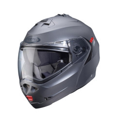 CABERG KASK SZCZĘKOWY FLIP-UP MODEL DUKE X SOLID KOLOR SZARY MAT ROZMIAR XL (PINLOCK W ZESTAWIE)