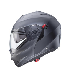 CABERG KASK SZCZĘKOWY FLIP-UP MODEL DUKE X SOLID KOLOR SZARY MAT ROZMIAR XL (PINLOCK W ZESTAWIE)