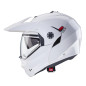 CABERG KASK SZCZĘKOWY FLIP-UP ENDURO MODEL TOURMAX X SOLID KOLOR BIAŁY POŁYSK ROZMIAR M (PINLOCK W ZESTAWIE)