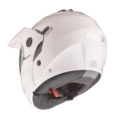 CABERG KASK SZCZĘKOWY FLIP-UP ENDURO MODEL TOURMAX X SOLID KOLOR BIAŁY POŁYSK ROZMIAR M (PINLOCK W ZESTAWIE)