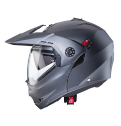 CABERG KASK SZCZĘKOWY FLIP-UP ENDURO MODEL TOURMAX X SOLID KOLOR SZARY MAT - GUNMETAL ROZMIAR XL (PINLOCK W ZESTAWIE)