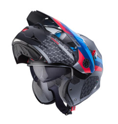 CABERG KASK SZCZĘKOWY FLIP-UP ENDURO MODEL TOURMAX X SARABE KOLOR SZARY MAT/CZARNY/KOLORY BMW ROZMIAR L (PINLOCK W ZESTAWIE)