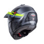 CABERG KASK SZCZĘKOWY FLIP-UP ENDURO MODEL TOURMAX X SARABE KOLOR SZARY MAT/CZARNY/ŻÓŁTY FLUO ROZMIAR L (PINLOCK W ZESTAWIE)