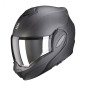 SCORPION KASK SZCZĘKOWY (SZCZĘKA DO TYŁU) EXO-TECH CARBON SOLID MATT BLACK KOLOR CZARNY MAT (KARBON) ROZMIAR XXL