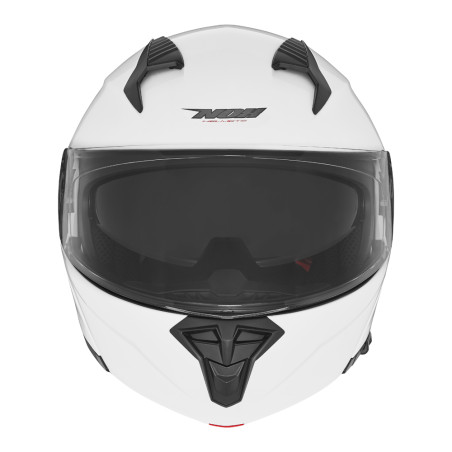 NOX KASK SZCZĘKOWY (FLIP-UP) Z BLENDĄ N968 KOLOR BIAŁY POŁYSK ROZMIAR XXL