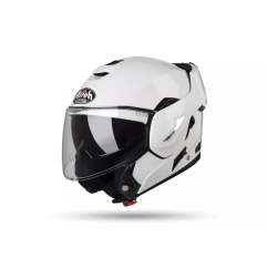 Kask motocyklowy szczękowy Airoh Rev 19 White Gloss XS