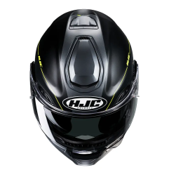 Kask motocyklowy szczękowy HJC RPHA91 Combust Black/Yellow XL