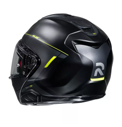 Kask motocyklowy szczękowy HJC RPHA91 Combust Black/Yellow XL