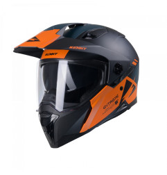 KENNY RACING KASK DUAL ADVENTURE MODEL EXTREME GRAPHIC ORANGE/PETROL MATT KOLOR CZARNY/POMARAŃCZOWY ROZMIAR XS (53 - 54 CM)