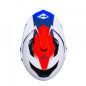 KENNY RACING KASK DUAL ADVENTURE MODEL EXTREME GRAPHIC PATRIOT KOLOR BIAŁY/NIEBIESKI/CZERWONY ROZMIAR XL ( 61 - 62 CM )
