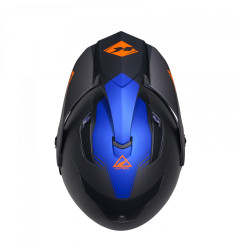 KENNY RACING KASK DUAL ADVENTURE MODEL EXTREME GRAPHIC GUNMETAL MATT KOLOR CZARNY/SZARY/NIEBIESKI ROZMIAR XL (61 - 62 CM)