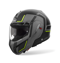 Kask motocyklowy szczękowy Airoh Mathisse II Genius Yellow Matt XXL