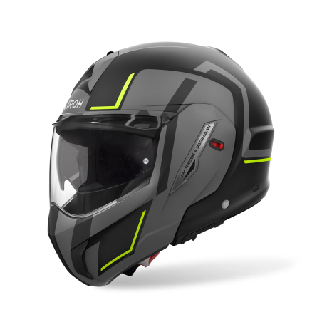 Kask motocyklowy szczękowy Airoh Mathisse II Genius Yellow Matt XXL