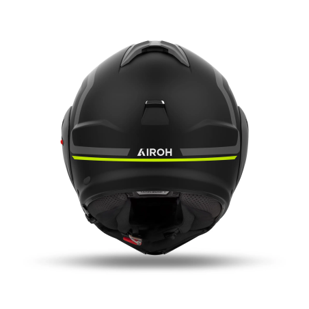 Kask motocyklowy szczękowy Airoh Mathisse II Genius Yellow Matt XXL