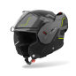 Kask motocyklowy szczękowy Airoh Mathisse II Genius Yellow Matt XXL
