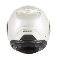 NOX PREMIUM KASK SZCZĘKOWY FLIP-BACK (SZCZĘKA DO TYŁU) Z BLENDĄ SPINNER KOLOR BIAŁY POŁYSK ROZMIAR XXL