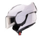 CABERG KASK SZCZĘKOWY FLIP-BACK (SZCZĘKA DO TYŁU) MODEL TRIP SOLID KOLOR BIAŁY POŁYSK ROZMIAR L (PINLOCK W ZESTAWIE)