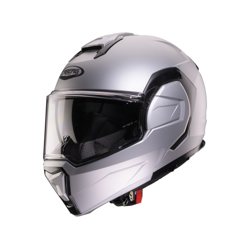 CABERG KASK SZCZĘKOWY FLIP-BACK (SZCZĘKA DO TYŁU) MODEL TRIP SOLID KOLOR SZARY MAT ROZMIAR M (PINLOCK W ZESTAWIE)