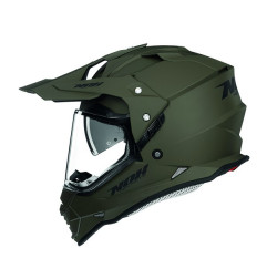 NOX KASK OFFROAD / TRAIL DUOSPORT (DUAL) N312 SOLID Z SZYBKĄ I BLENDĄ KOLOR ZIELONY MAT (KHAKI) ROZMIAR M