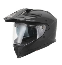 KAPPA KASK KV33 SOLID ENDURO DUAL OFF ROAD Z SZYBĄ I BLENDĄ KOLOR CZARNY MATT ROZMIAR 54 / XS (HOMOLOGACJA ECE 22R06)