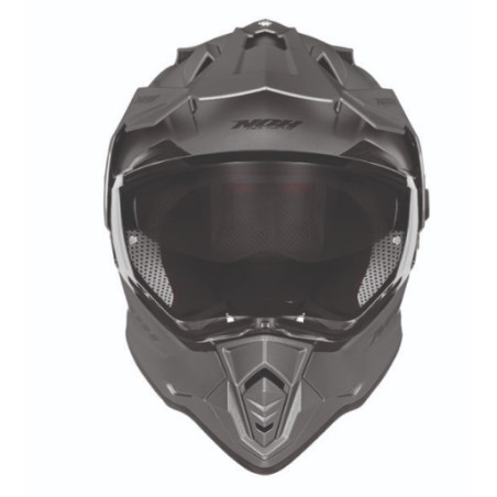 NOX KASK OFFROAD / TRAIL DUOSPORT (DUAL) N312 SOLID Z SZYBKĄ I BLENDĄ KOLOR TYTANOWT MAT ROZMIAR M