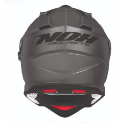 NOX KASK OFFROAD / TRAIL DUOSPORT (DUAL) N312 SOLID Z SZYBKĄ I BLENDĄ KOLOR TYTANOWT MAT ROZMIAR XL