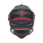 NOX PROMOCJA KASK OFFROAD / TRAIL DUOSPORT (DUAL) N312 VAPOR Z SZYBKĄ I BLENDĄ KOLOR NIEBIESKI/CZARNY/CZERWONY ROZMIAR S