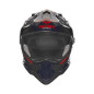 NOX PROMOCJA KASK OFFROAD / TRAIL DUOSPORT (DUAL) N312 VAPOR Z SZYBKĄ I BLENDĄ KOLOR NIEBIESKI/CZARNY/CZERWONY ROZMIAR S
