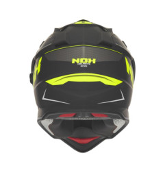 NOX PROMOCJA KASK OFFROAD / TRAIL DUOSPORT (DUAL) N312 VAPOR Z SZYBKĄ I BLENDĄ KOLOR CZARNY/ZÓŁTY FLUO MAT ROZMIAR XS