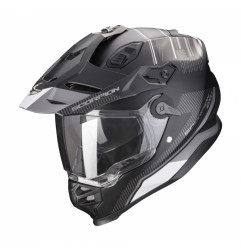 SCORPION KASK DUAL ENDURO / ADVENTURE ADF-9000 AIR DESERT KOLOR CZARNY/SREBRNY MAT ROZMIAR L