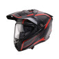 CABERG 2026 KASK OFFROAD / TRAIL / ADVENTURE DUOSPORT (DUAL) TANAMI CARBON GRAVITY KOLOR CZERWONY/SZARY ROZMIAR M