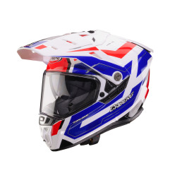 CABERG 2026 KASK OFFROAD / TRAIL / ADVENTURE DUOSPORT (DUAL) TANAMI RANGER KOLOR BIAŁY/CZERWONY/NIEBIESKI ROZMIAR S