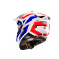CABERG 2026 KASK OFFROAD / TRAIL / ADVENTURE DUOSPORT (DUAL) TANAMI RANGER KOLOR BIAŁY/CZERWONY/NIEBIESKI ROZMIAR S
