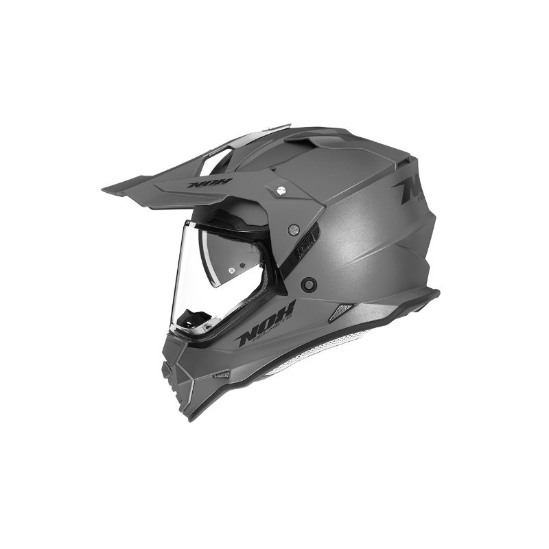 NOX KASK OFFROAD / TRAIL DUOSPORT (DUAL) N312 SOLID Z SZYBKĄ I BLENDĄ KOLOR TYTANOWT MAT ROZMIAR S