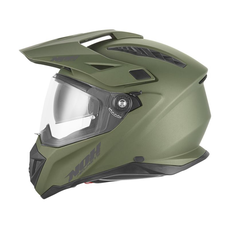 NOX KASK OFFROAD / TRAIL DUOSPORT (DUAL) N350 SOLID Z SZYBKĄ I BLENDĄ KOLOR ZIELONY (KHAKI) MAT ROZMIAR XXL NOX KASK OFFROAD / TRAIL DUOSPORT (DUAL) N350 SOLID Z SZYBKĄ I BLENDĄ KOLOR ZIELONY (KHAKI) MAT ROZMIAR XXL