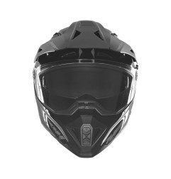 NOX KASK OFFROAD / TRAIL DUOSPORT (DUAL) N350 SOLID Z SZYBKĄ I BLENDĄ KOLOR CZARNY POŁYSK ROZMIAR M