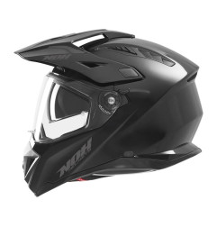 NOX KASK OFFROAD / TRAIL DUOSPORT (DUAL) N350 SOLID Z SZYBKĄ I BLENDĄ KOLOR CZARNY POŁYSK ROZMIAR L