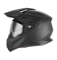 NOX KASK OFFROAD / TRAIL DUOSPORT (DUAL) N350 SOLID Z SZYBKĄ I BLENDĄ KOLOR CZARNY MAT ROZMIAR S